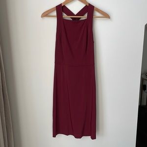 Burgundy Theory Dress